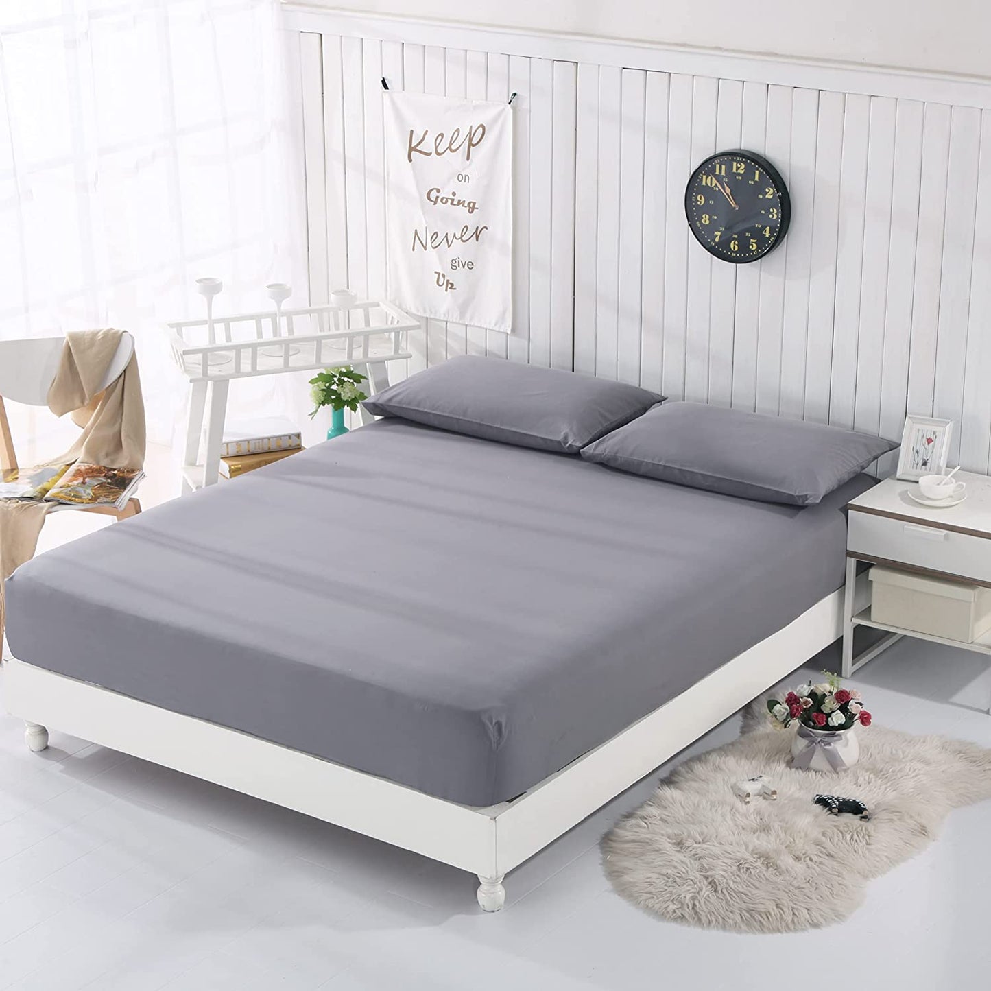 Grounding Silver Fitted Bed Sheets